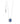 Comete Collana Zaffiro, Diamante gioiello Comete Lilibeth caratura 0,09ct Codice - GLB 1573