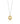 COLLANA CON PENDENTE CHIAMA ANGELI IN ARGENTO GIALLO E ANGELO CON ZIRCONI SFA149