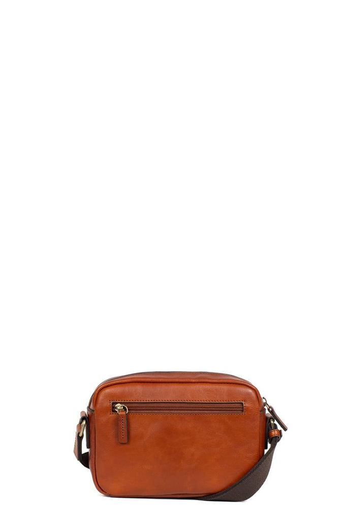 HEXAGONA  Borsa reporter - Pelle Cognac conciata al vegetale  CODICE - 1920176