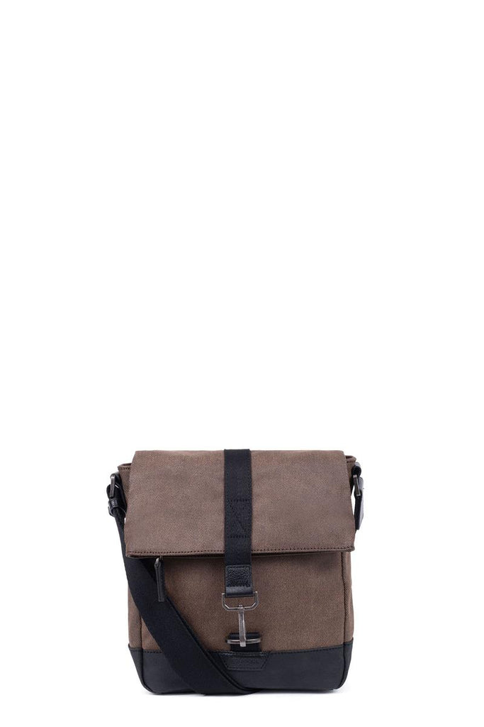 HEXAGONA Borsa portaoggetti Marrone In Tessuto rivestito in pelle di bufalo CODICE - 936029
