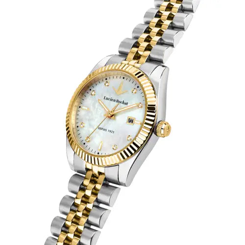 OROLOGIO LUCIEN ROCHAT DONNA BIENNE IN ORO E DIAMANTI CODICE - R0453124501