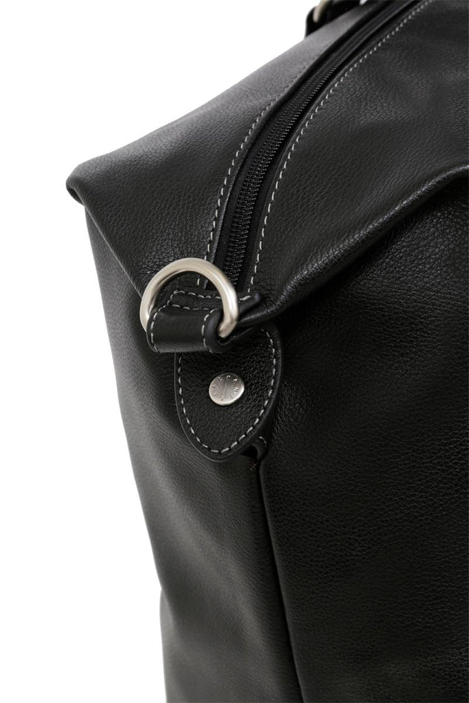 HEXAGONA Borsa da viaggio - Pelle grana Nera Codice - 463134