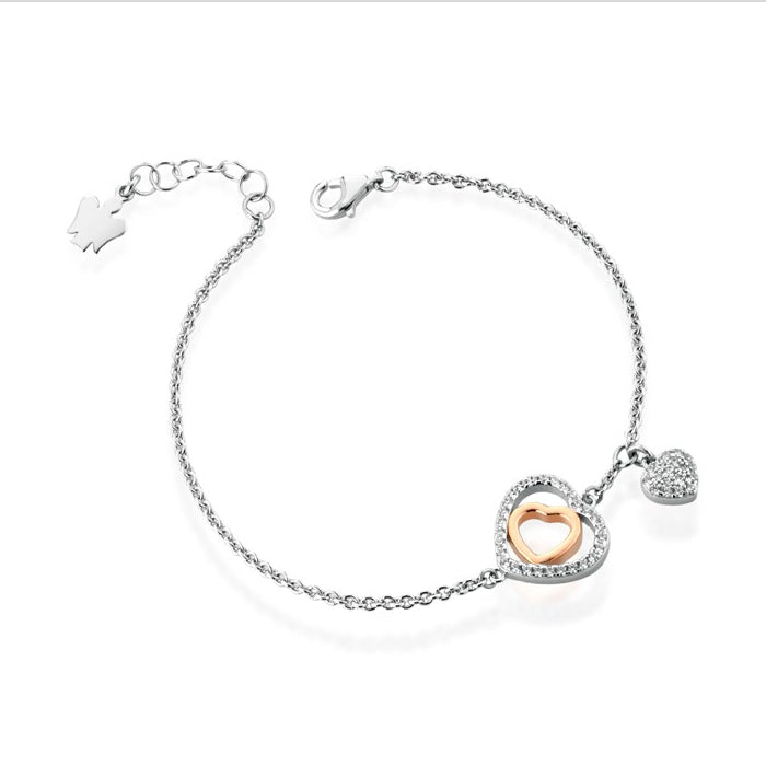 Bracciale Donna Roberto Giannotti Argento 925 Cuore Zirconi Bianchi CODICE-GIA454