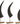ITEM DECORAZIONE SET 3 CORNI 20X11X65 SUPPORTO NERO CODICE - DH-220100
