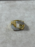 Anello fascia zirconato