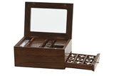 ITEM GIOCO DI SOCIETA'  5 PEZZI IN LEGNO E  CRISTALLO 16X12X7 CODICE - JM-219910