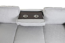 Carica l&#39;immagine nel visualizzatore di Gallery, ITEM DIVANO LETTO POLIESTERE 220X153X88 GRIGIO CHIARO CODICE - MB-219487