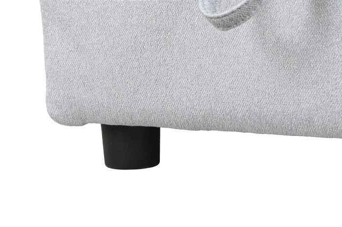 ITEM DIVANO LETTO POLIESTERE 220X153X88 GRIGIO CHIARO CODICE - MB-219487