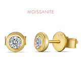 Almira Gioielli Orecchini Punto Luce taglio Brillante Cipollina Moissanite CODICE - EPLWG01