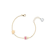 ROBERTO GIANNOTTI Bracciale bimba con angeli e spilla in oro giallo con fiocco CODICE - NKT327
