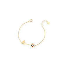 Carica l&#39;immagine nel visualizzatore di Gallery, ROBERTO GIANNOTTI Bracciale oro bambino con barchetta CODICE - NKT390