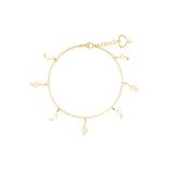 BRACCIALE NOTE E CHIAVI GIALLO MAMAN ET SOPHIE CODICE BRVIO7MXGI