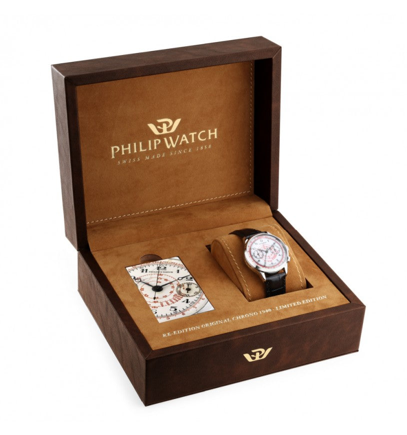 Orologio uomo Philip Watch Museum chrono 1940 Limited Edition 057/100 Codice R8221598006