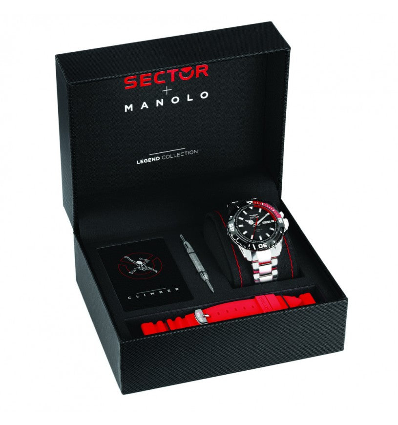 Orologio uomo Sector + Manolo - Legend gift set CODICE-R3223135003