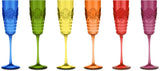 BACI MILANO SET 6 FLUTE CHAMPAGNE COLORI ASSORTITI CODICE STGFL.BAR01