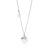 COLLANA CON ANGELO IN ARGENTO PERSONALIZZABILE GIA344