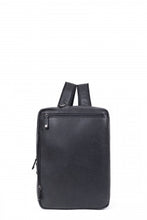 Carica l&#39;immagine nel visualizzatore di Gallery, LINE INSTINCT BORSA CONVERTIBILE IN PELLE NERO  DA 13 &quot;E A4 RIF 666216 - l: 38 xh: 27 x P: 10 cm