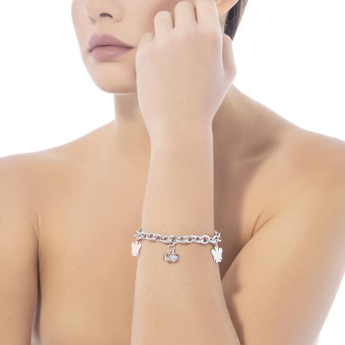 BRACCIALE CON ANGELI IN ARGENTO GIA123R