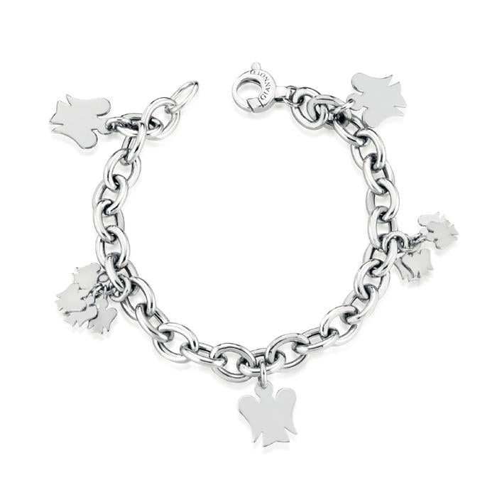 BRACCIALE CON ANGELI IN ARGENTO GIA123