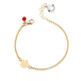 BRACCIALE BIMBA O BIMBO IN ORO CON ANGELO NKT271