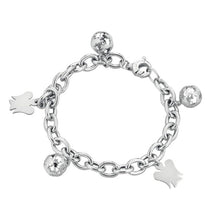 Carica l&#39;immagine nel visualizzatore di Gallery, BRACCIALE CHIAMA ANGELI CON CHARMS SFA66