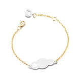 BRACCIALE BIMBA O BIMBO IN ORO PERSONALIZZABILE NKT204