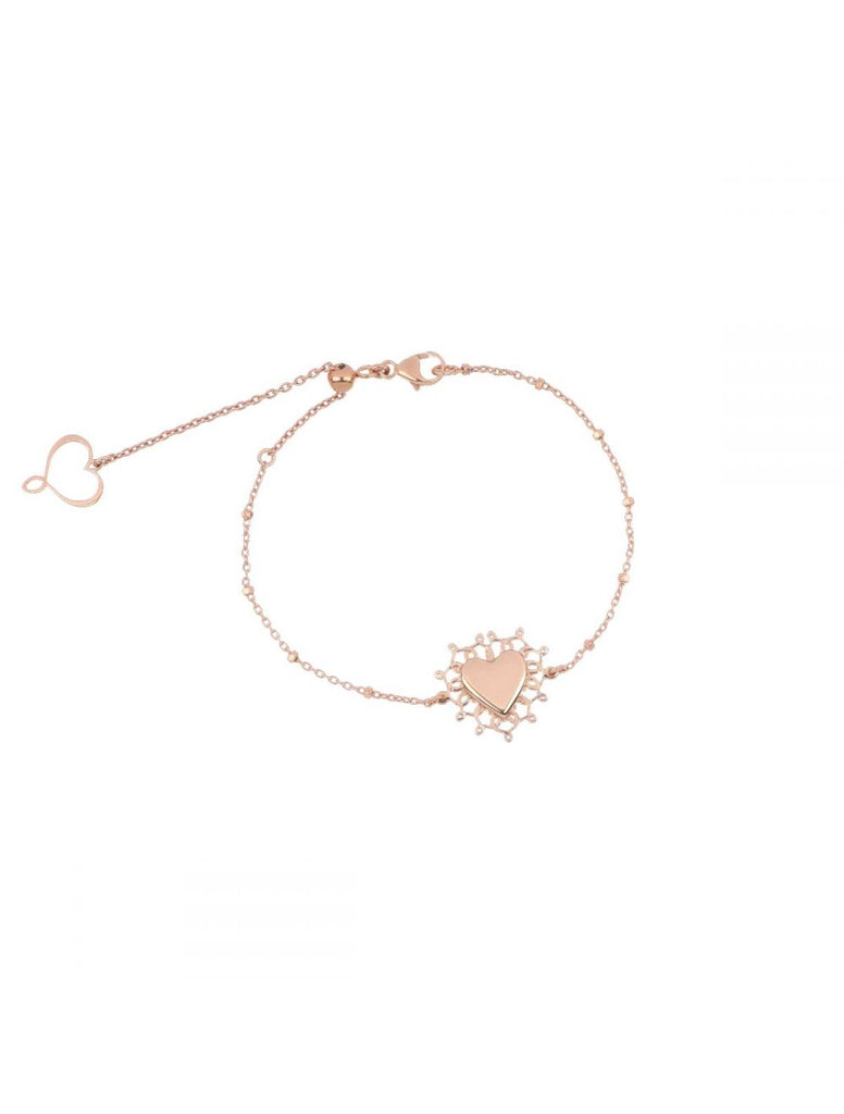 BRACCIALE ROSA CUORE SACRO ELIZABETH CODICE BPBETMSR