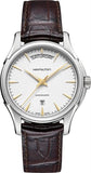 OROLOGIO DA UOMO HAMILTON JAZZMASTER DAY DATE AUTO IN ACCIAIO E PELLE H32505511