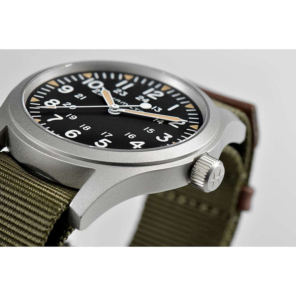 orologio meccanico uomo Hamilton Khaki Field 42mm  CODICE: H69529933