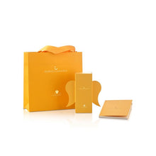 Carica l&#39;immagine nel visualizzatore di Gallery, COLLANA CON PENDENTE ANGELO CON STELLE DOUBLE FACE IN ORO BIANCO E GIALLO NKT317-G