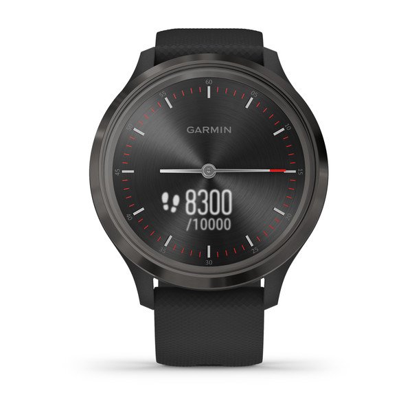 Garmin vívomove 3 Black, lunetta Slate, cassa in polimero black REF. 010-02239-0101