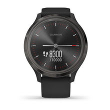 Carica l&#39;immagine nel visualizzatore di Gallery, Garmin vívomove 3 Black, lunetta Slate, cassa in polimero black REF. 010-02239-0101