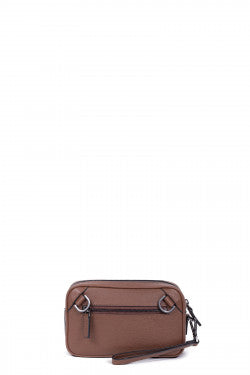 LINEA DANDY POCHETTE A MANO IN PELLE MARTELLATA COLOR BORDEAUX PREMIUM RIF 206043 - l : 21 x h : 13 x P : 5 cm