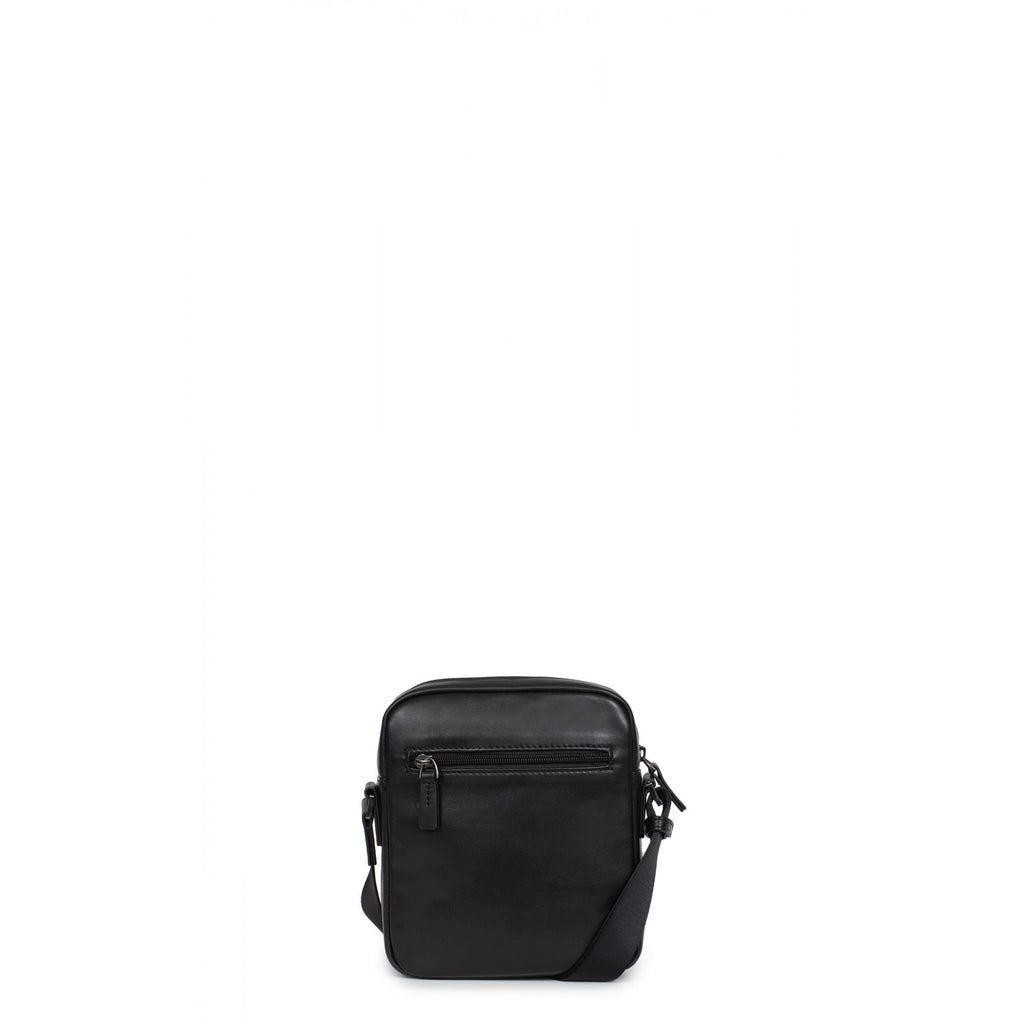 BORSA A TRACOLLA HEXAGONA- PELLE BOVINA NERO REF 229858