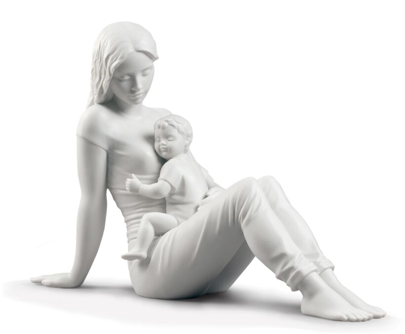 Figurina L'amore di una madre. Bianco opaco CODICE 01009337