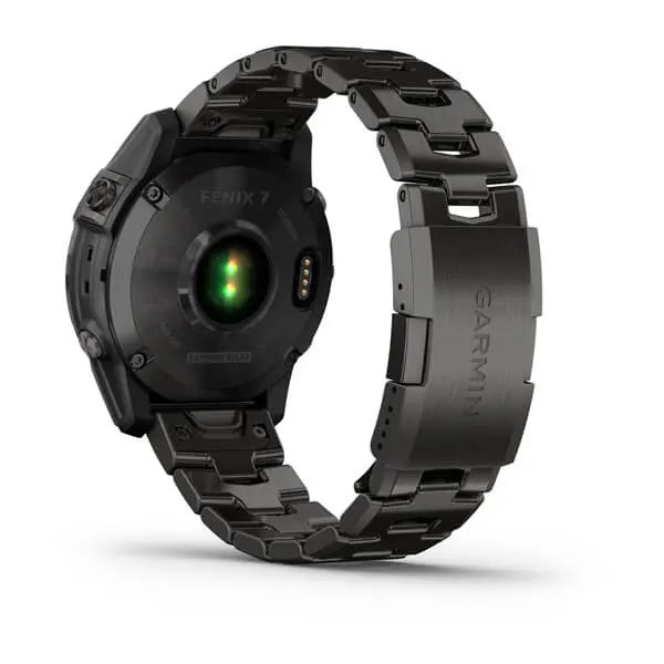 fēnix® 7 – Sapphire Solar Edition Titanium Carbon Grey DLC con bracciale Vented Titanium Carbon Grey DLC CODICE PRODOTTO 010-02540-39