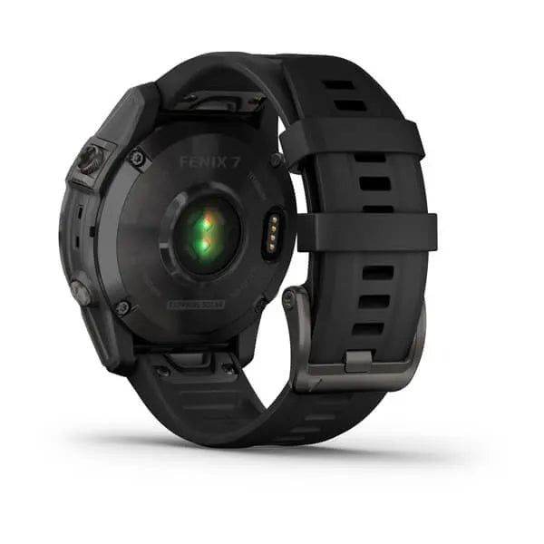 fēnix® 7 – Sapphire Solar Edition Titanium Carbon Grey DLC con cinturino Black CODICE PRODOTTO 010-02540-21