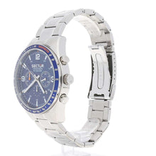 Carica l&#39;immagine nel visualizzatore di Gallery, Orologio cronografo uomo SECTOR 770 in acciaio e quadrante blu R3273616003